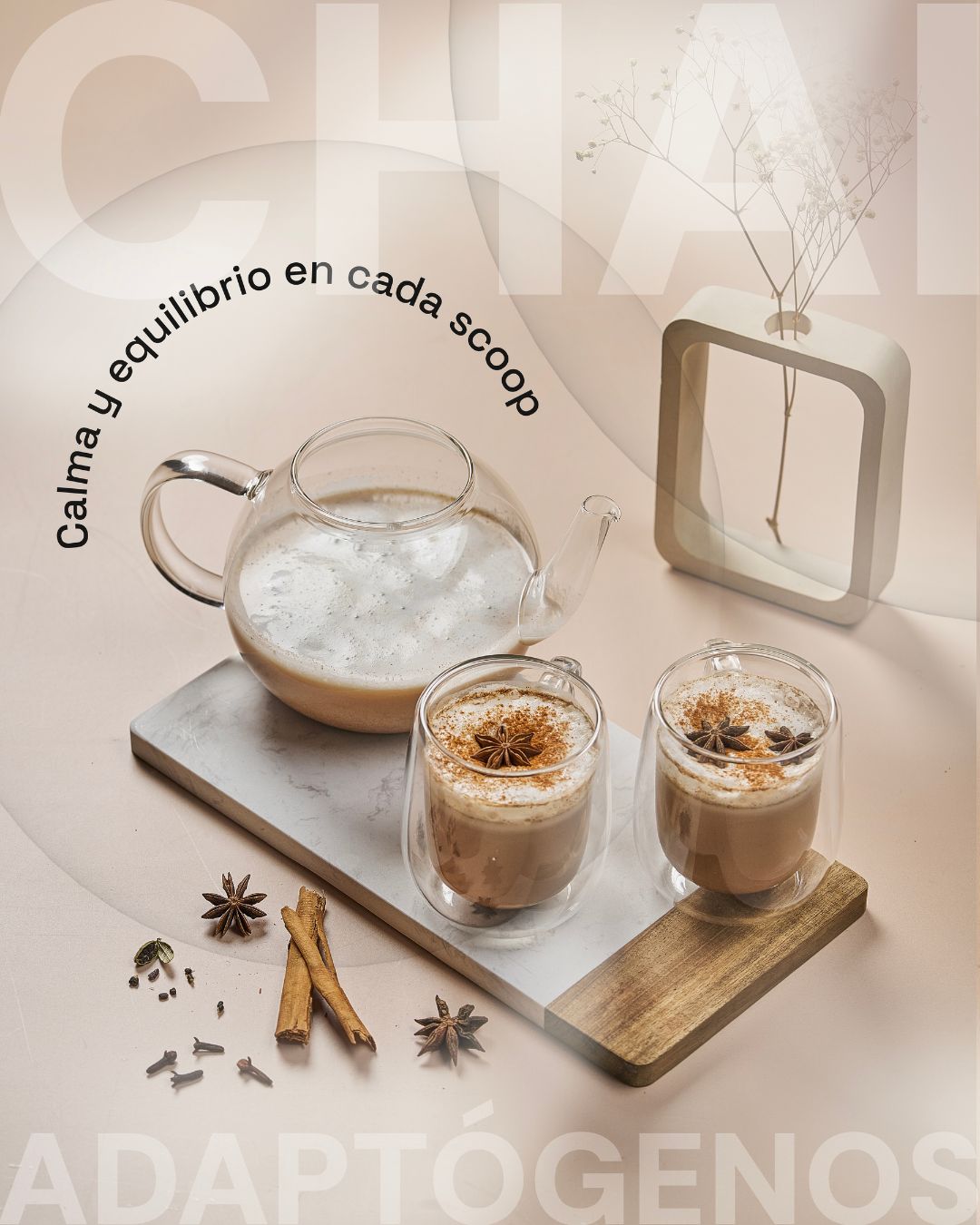 Colágeno Chai Adaptógenos 75g | 15 Porciones