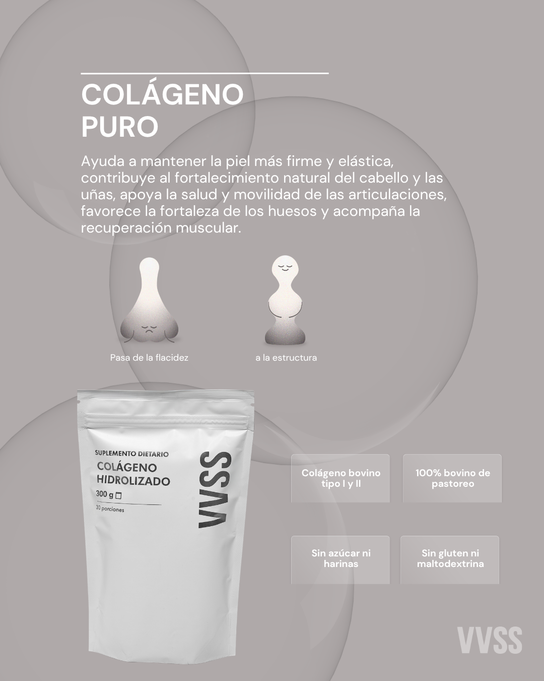 Colágeno Hidrolizado 300g | 30 Porciones