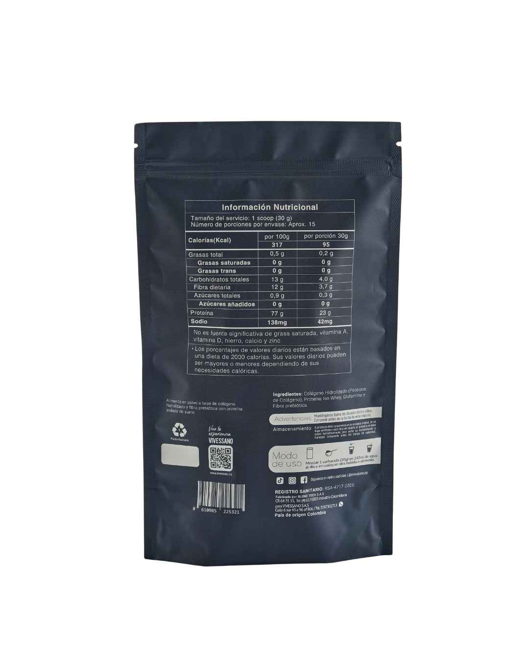 Colágeno Iso Whey 450 g | 15 Porciones